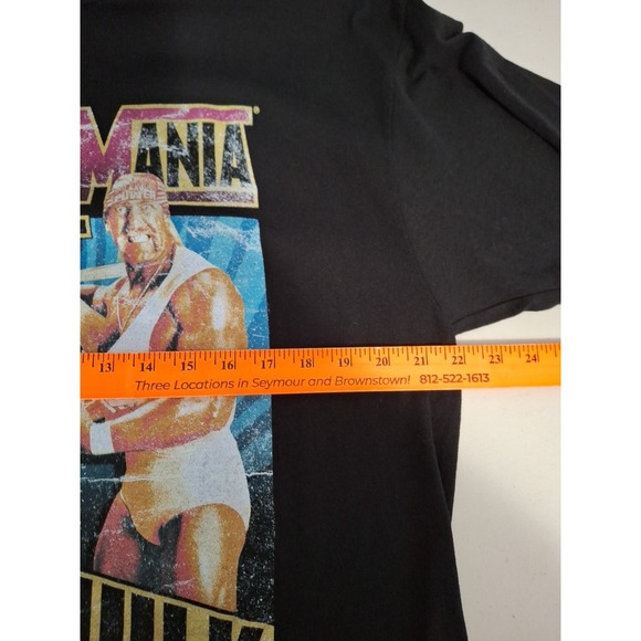 WWE Wrestlemania Hulk Hogan Vs Ultimate Warrior Toronto Canada Mens T-shirt 1XLT - Picture 5 of 8